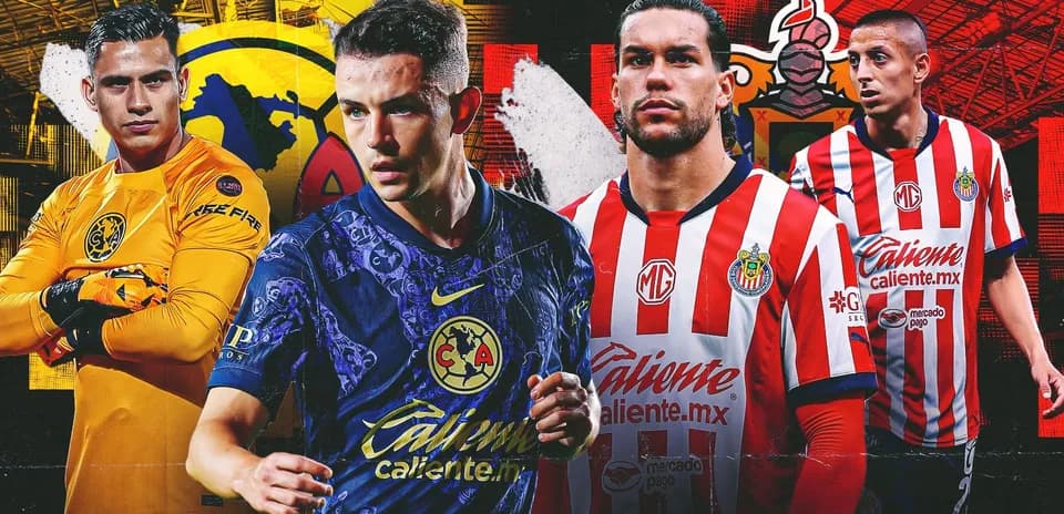 Club America and Guadalajara Chivas players featured