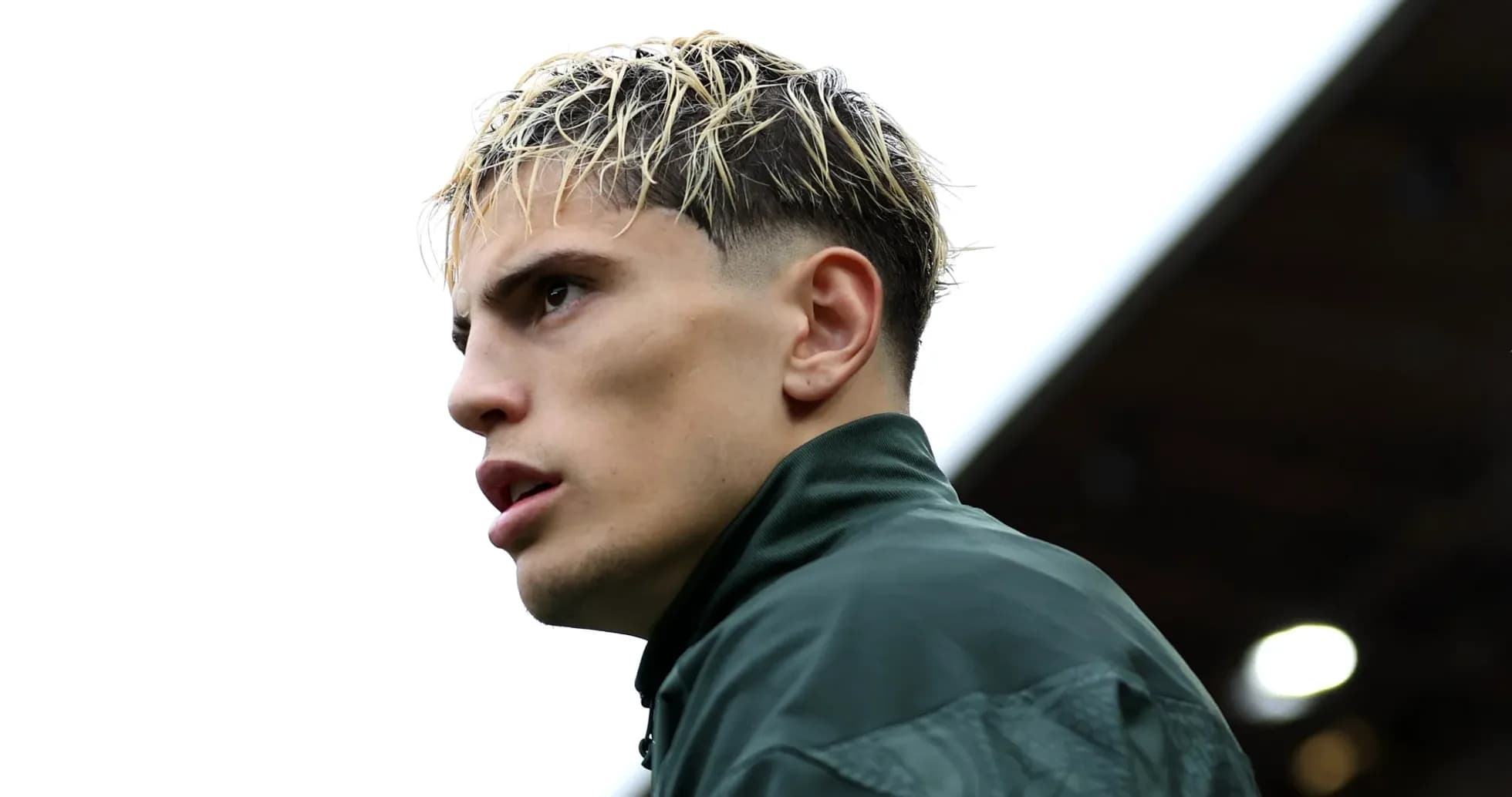 Player looking focused during training session