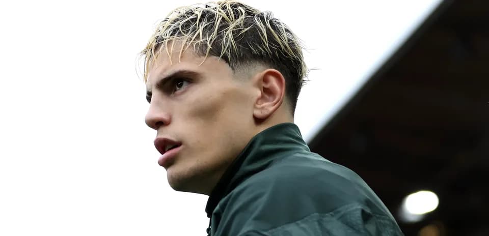 Player looking focused during training session