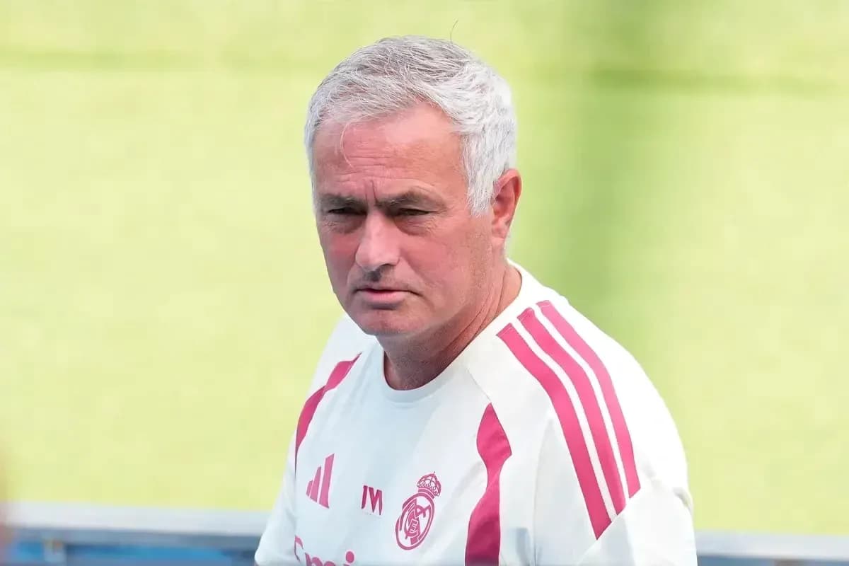Coach observing during training session at Real Madrid