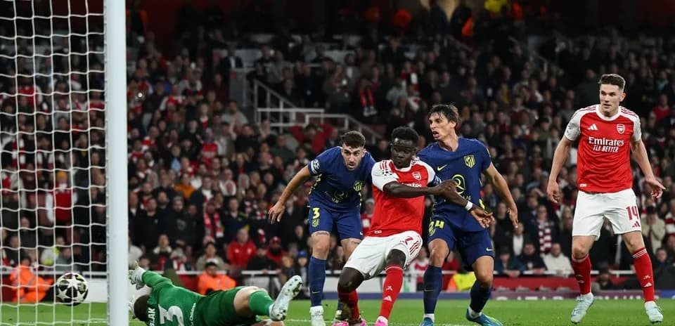 Player attempting to score during match action
