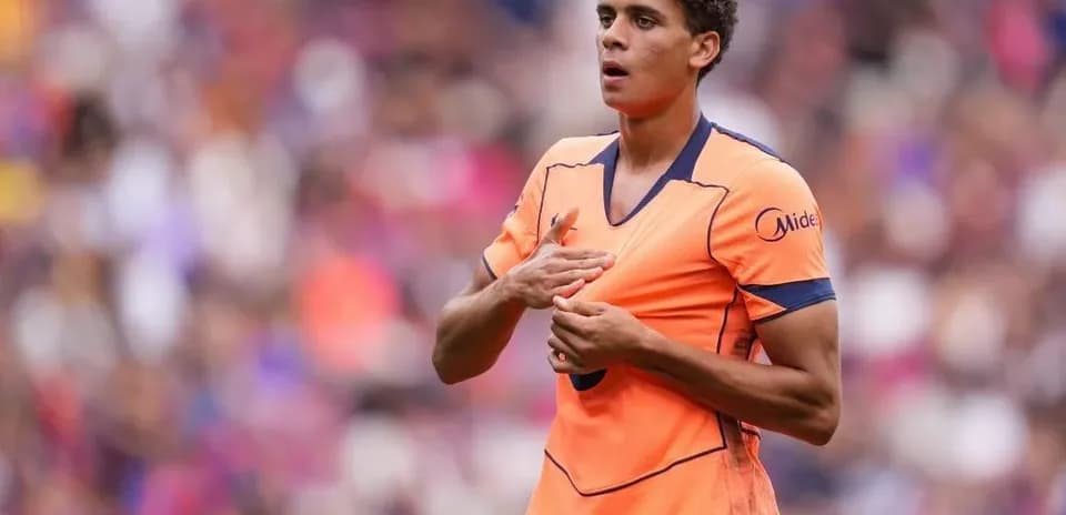 Player in orange jersey during a match