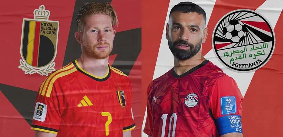 Kevin De Bruyne and Mohamed Salah for match