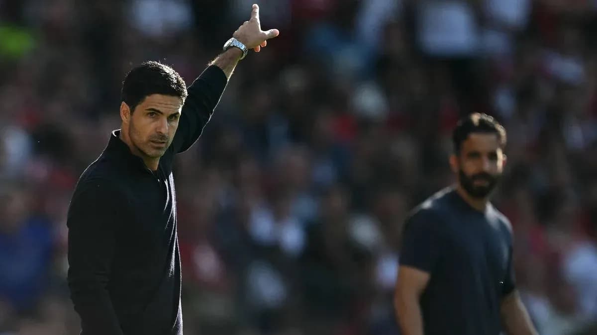 Manager directing players during match from sidelines
