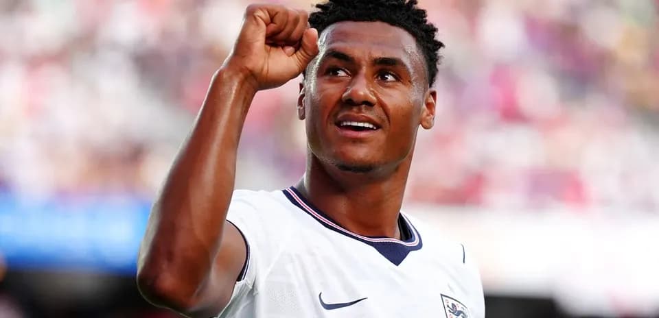 Player celebrating with raised fist during match