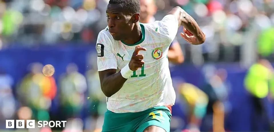 Player sprinting on the field during a match