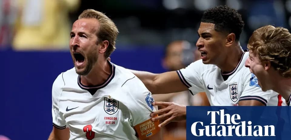 Harry Kane celebrating goal with teammates