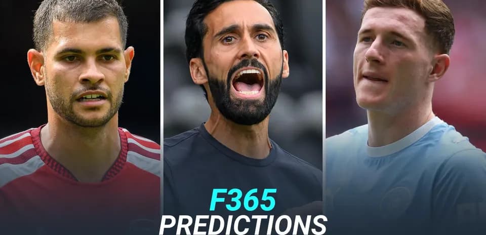 Three football players featured in predictions graphic