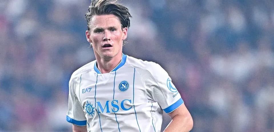 Player in Napoli kit during a match