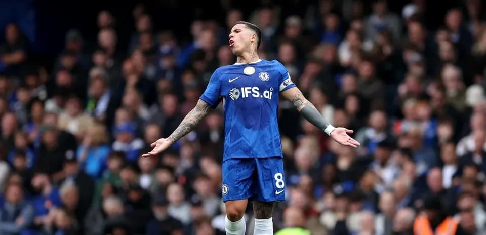 Chelsea player celebrating during a match