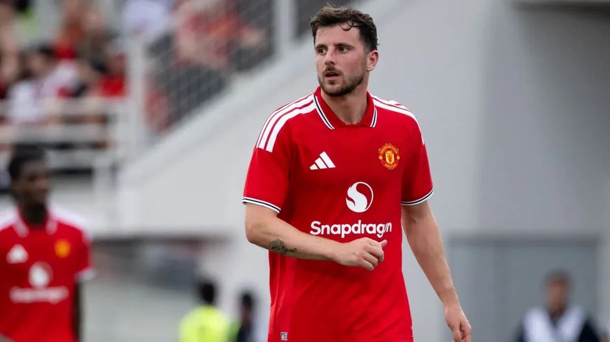Player in red Manchester United kit during match