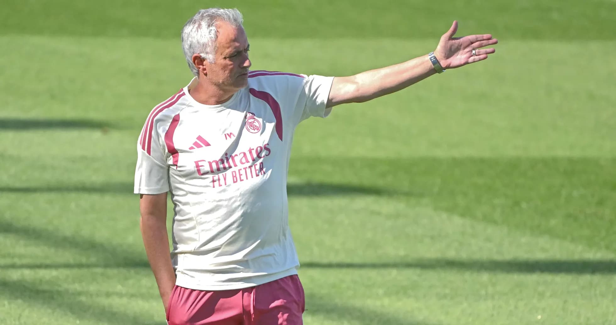 Coach giving instructions during training session