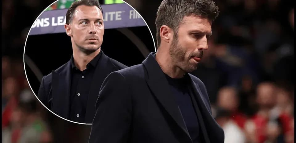 Two coaches during a tense moment on the sidelines