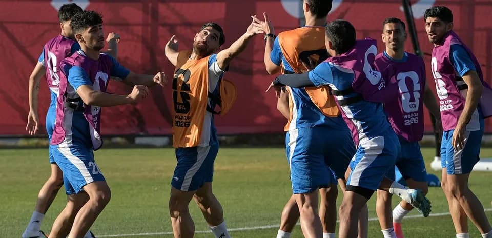Iran players training for World Cup 2026
