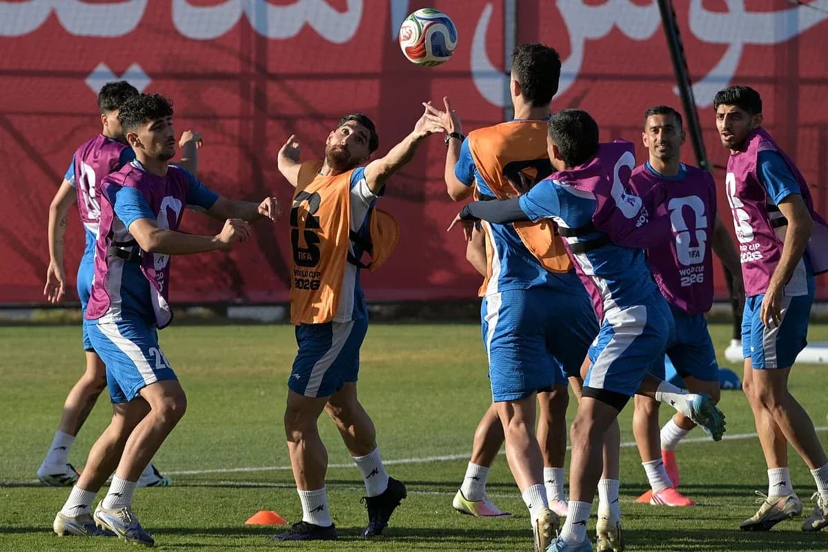 Iran players training for World Cup 2026