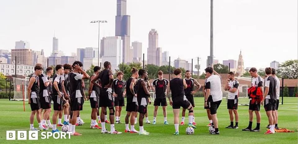 Team gathered for discussion during training session