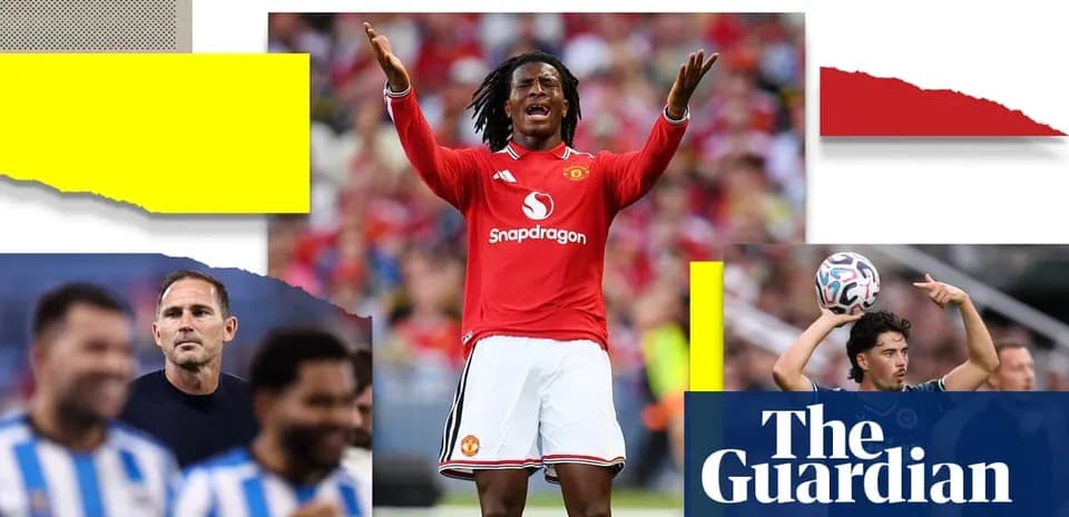 Manchester United player gesturing during match