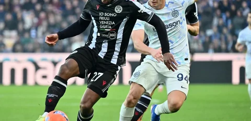 Udinese player in action against Inter