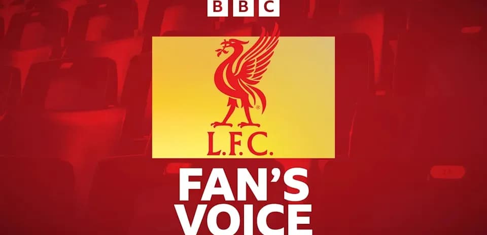Liverpool FC logo with text 'Fan's Voice'