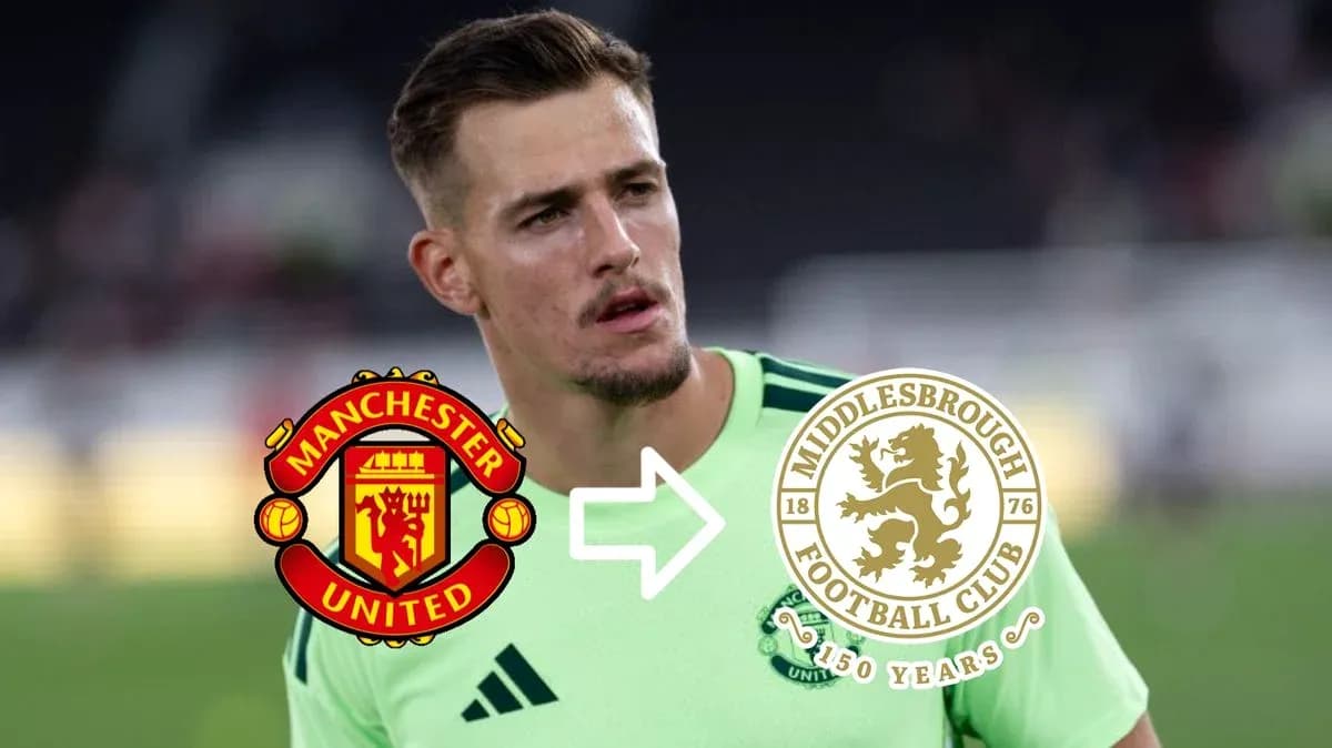 Player in green jersey with club logos overlay