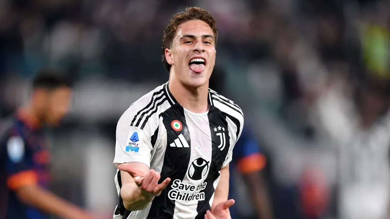 Juventus player celebrating a goal