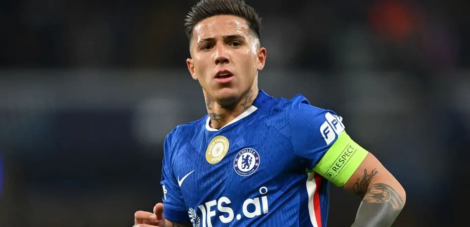 Player wearing Chelsea kit during a match