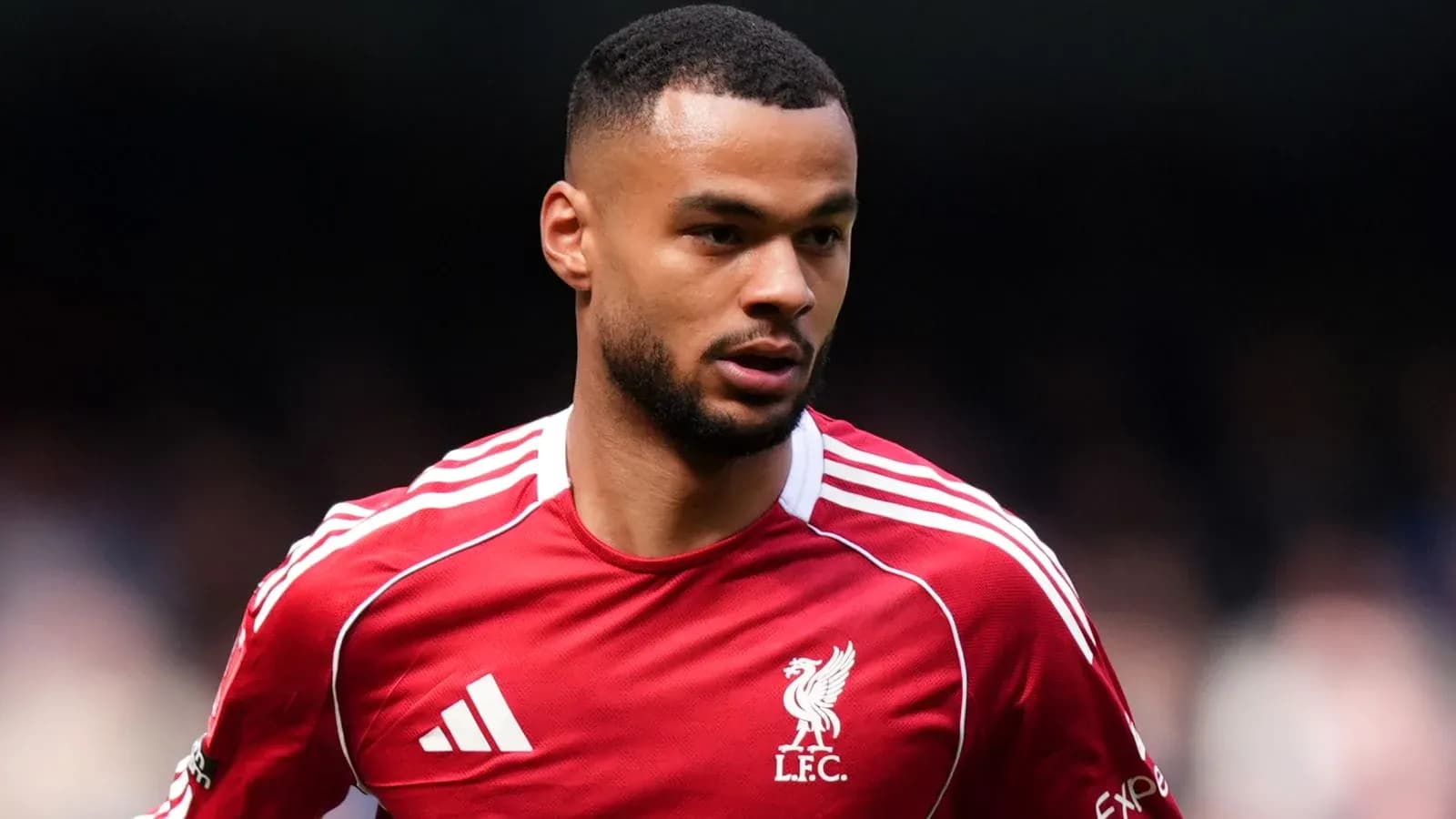Player in red Liverpool kit during match