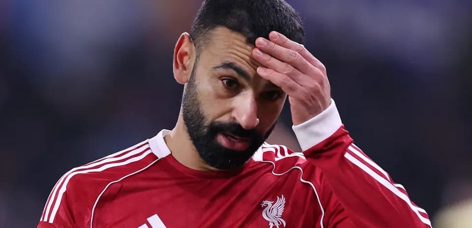 Mohamed Salah in Liverpool jersey during match