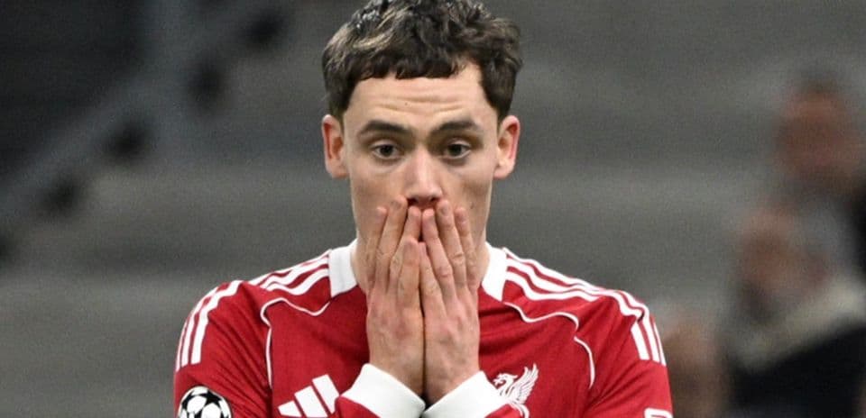 Player with hands on face during match