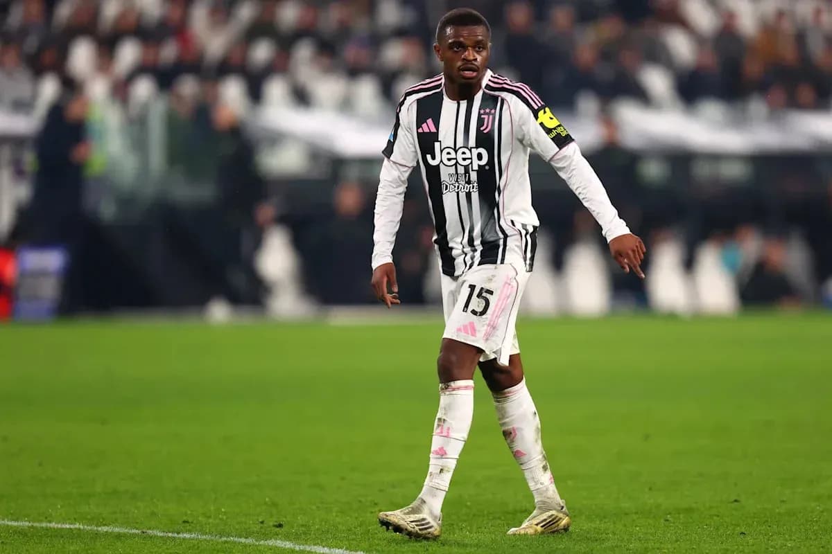 Juventus player in action during a match