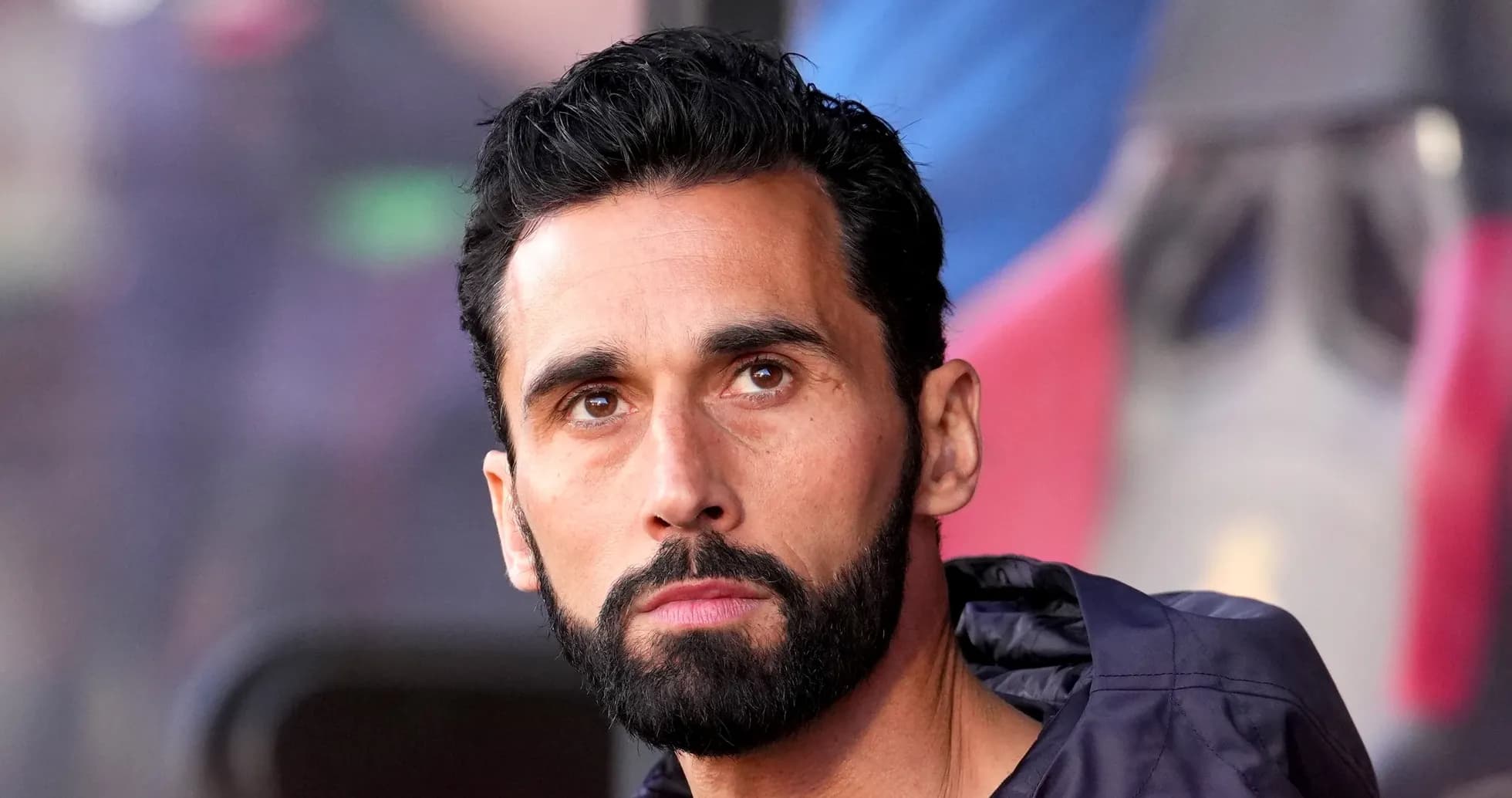 Close-up of a player on the bench during match