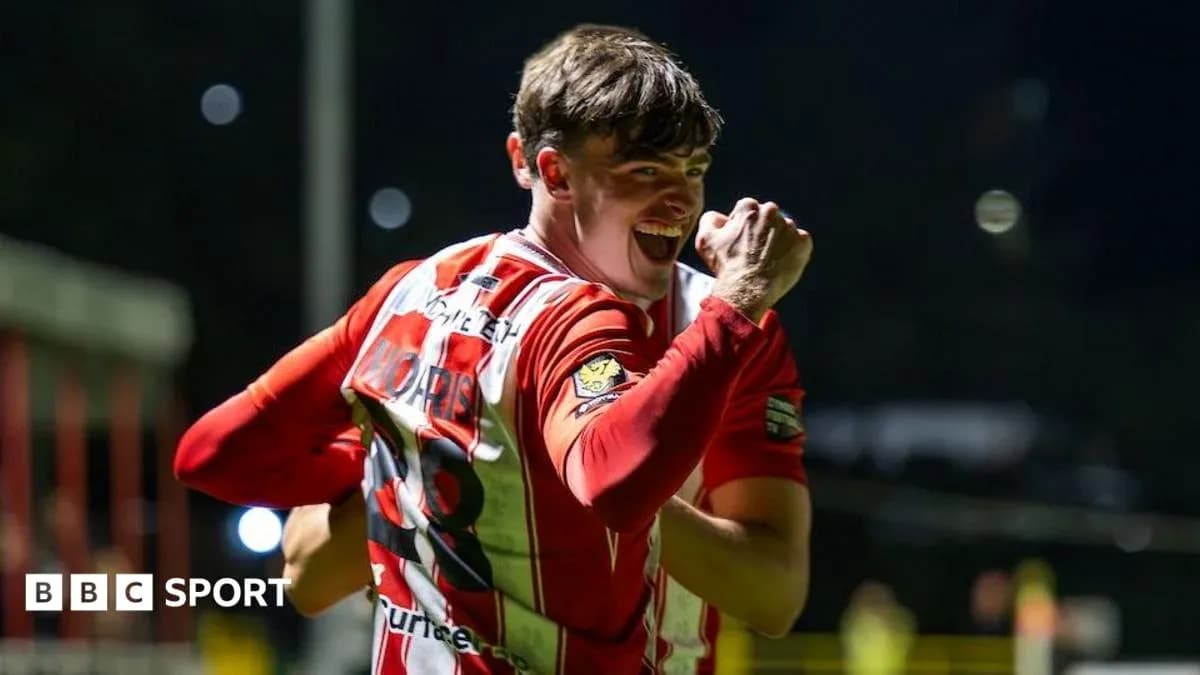 Player celebrating goal with clenched fist