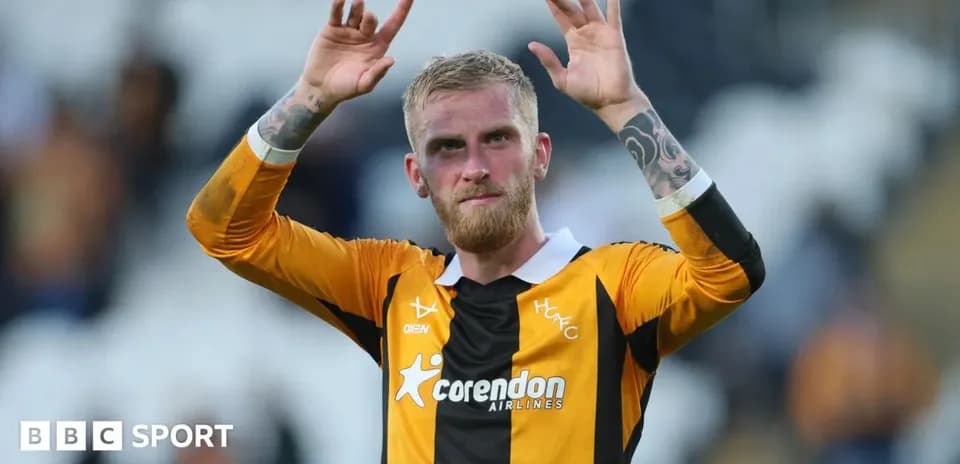 Player acknowledging fans after the match