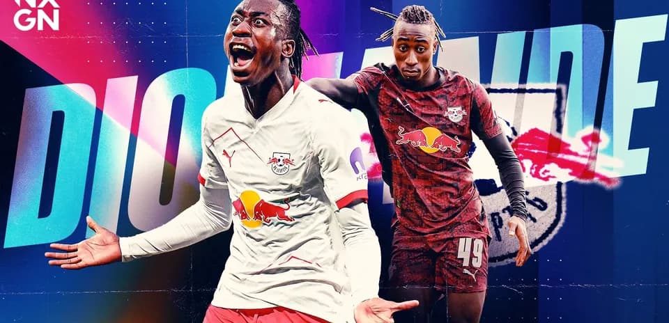Duo of players from RB Leipzig celebrating goals