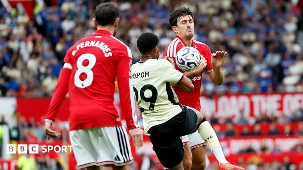 Player attempting to control the ball during match