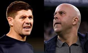 Two coaches discussing strategy during a match