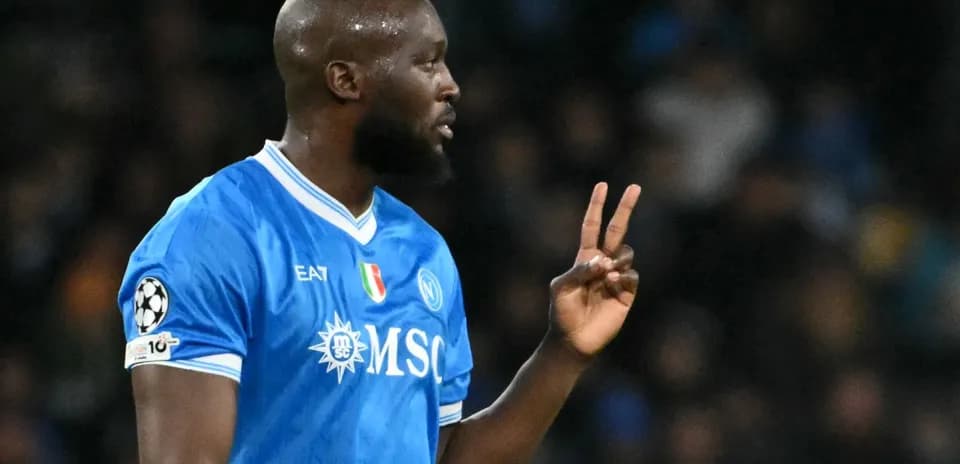 Player gesturing during a football match