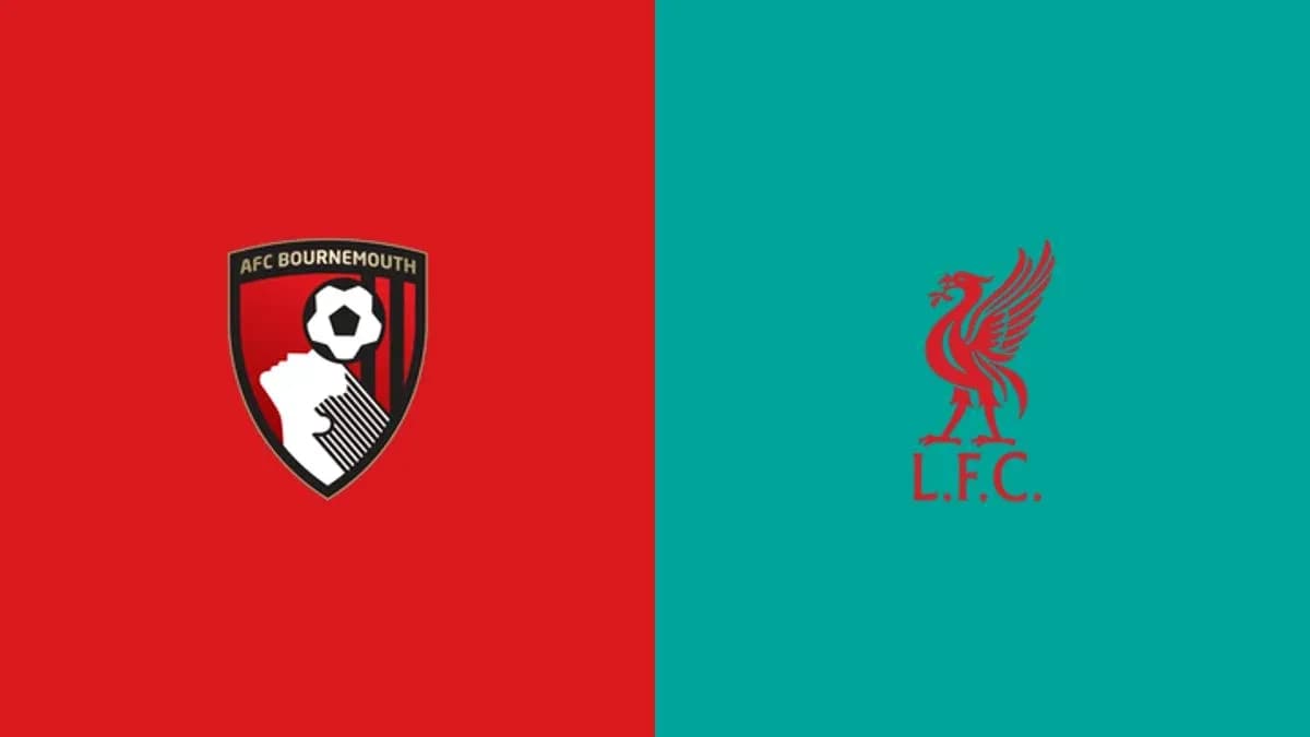 Logos of AFC Bournemouth and Liverpool FC