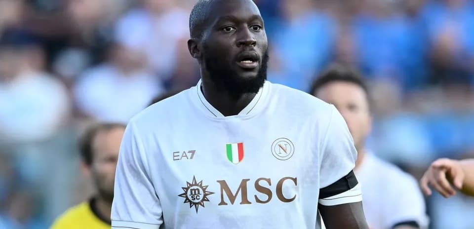 Player in Napoli kit during match action