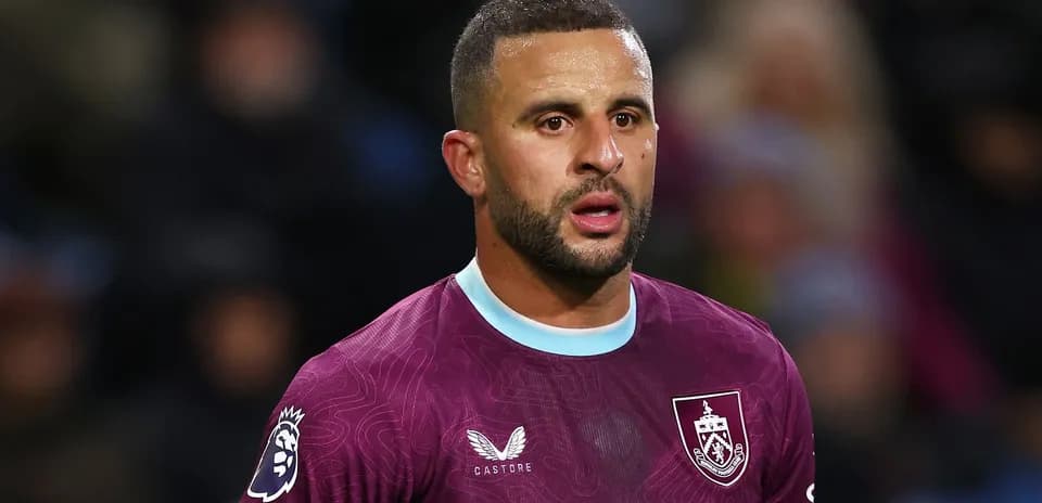 Player wearing Burnley kit during match