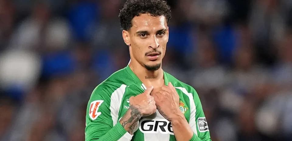 Real Betis player during La Liga match