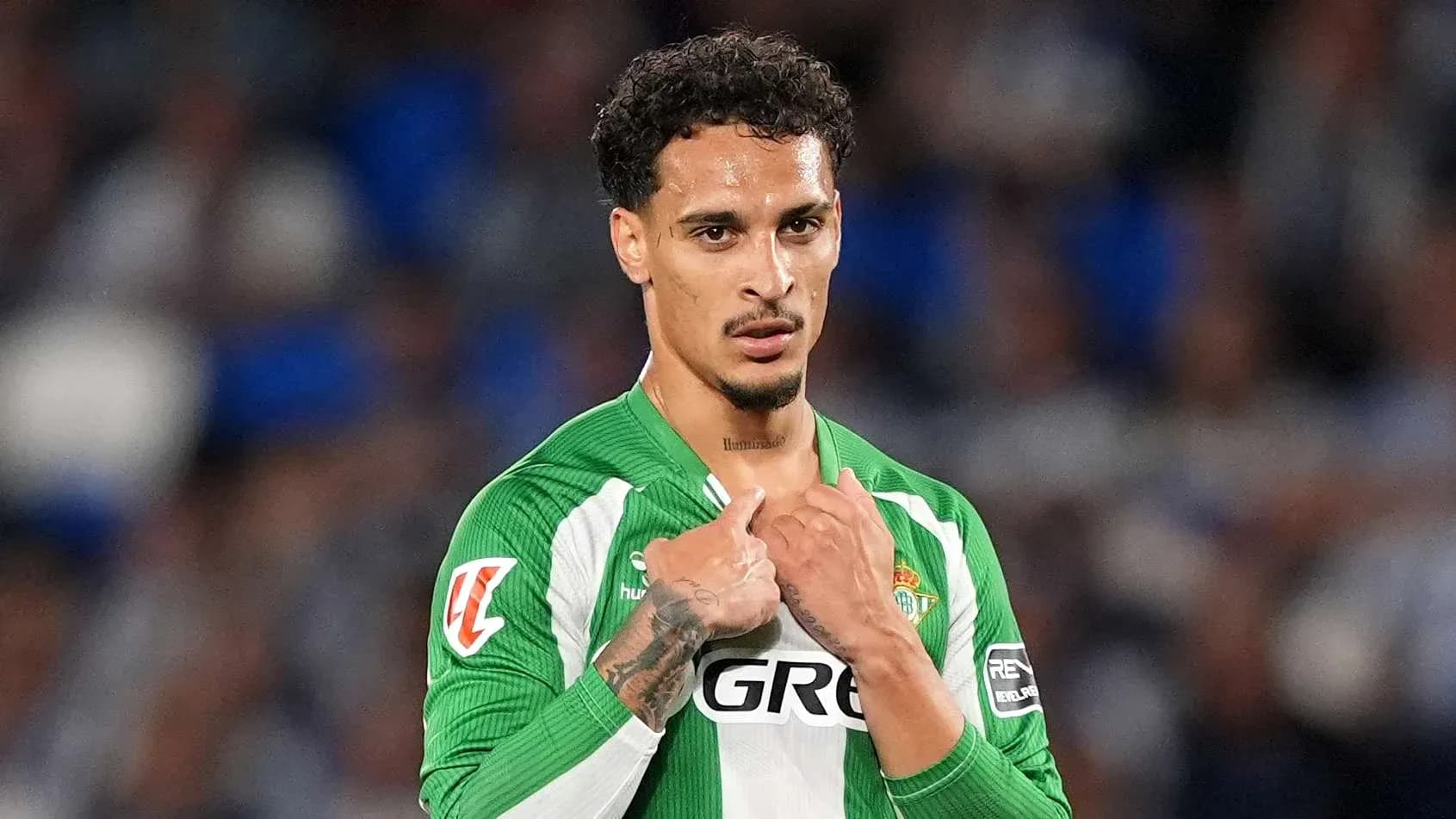 Real Betis player during La Liga match