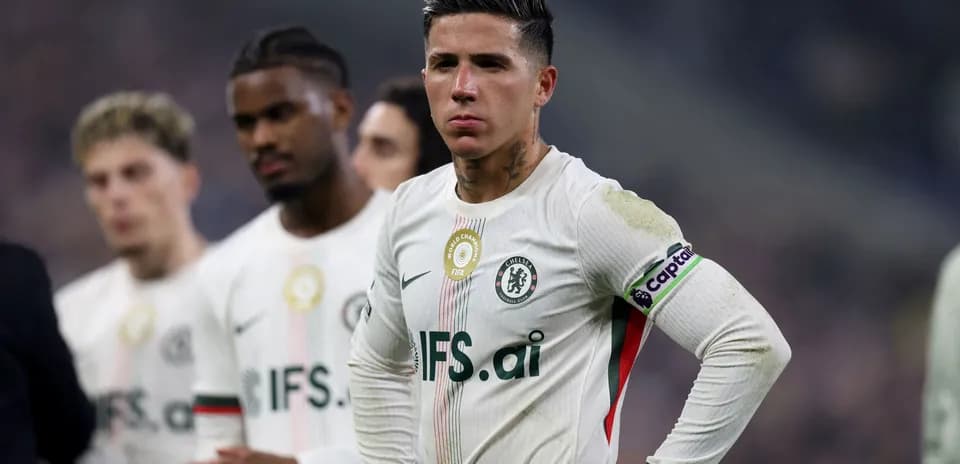 Chelsea player with captain's armband during match