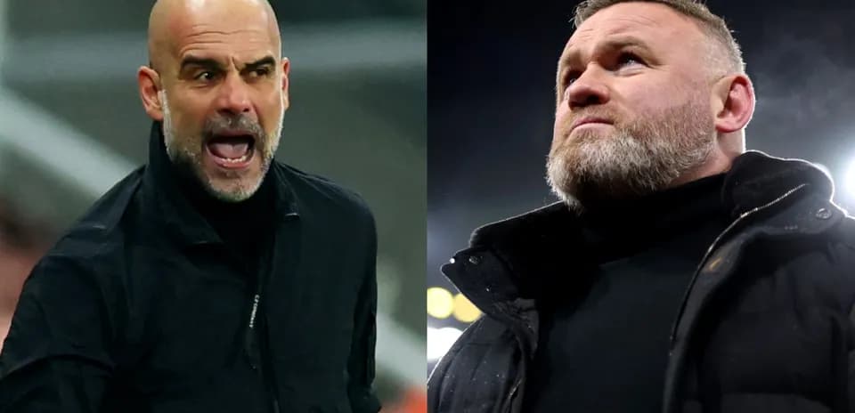 Two football managers on the sidelines during match