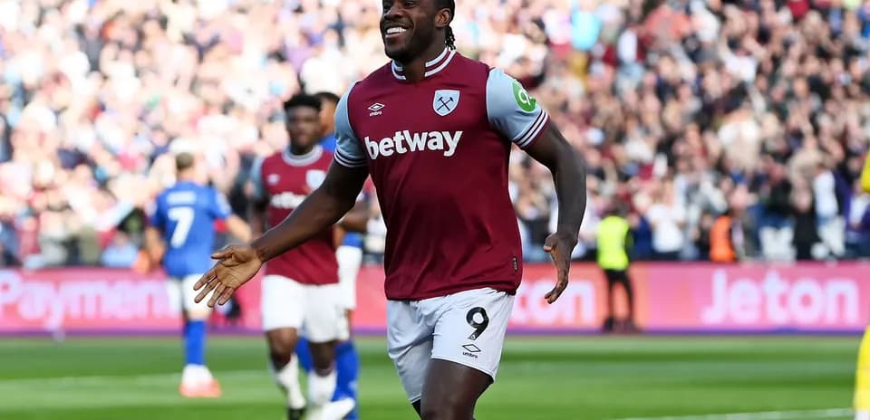 Player celebrating a goal during a match