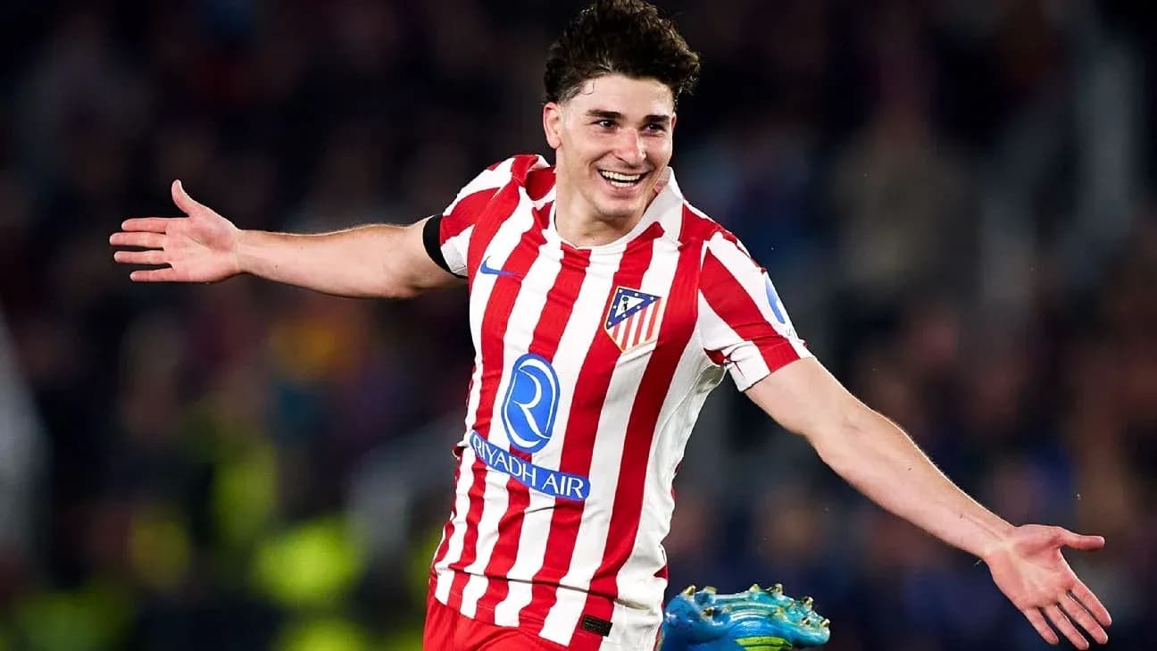 Atletico Madrid player celebrating a goal