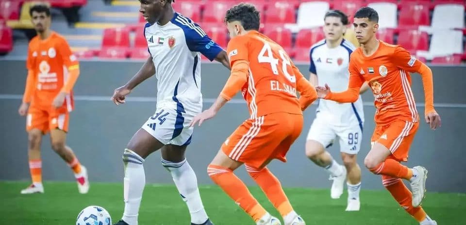 Players in action during U23 football match