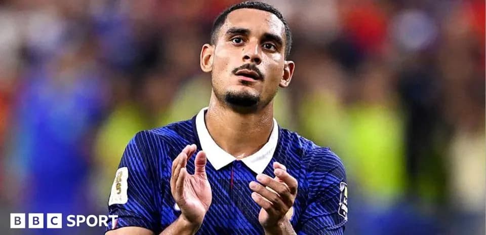 Player applauding fans after match on field
