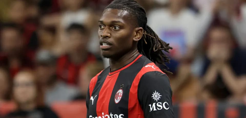 AC Milan player on field during match