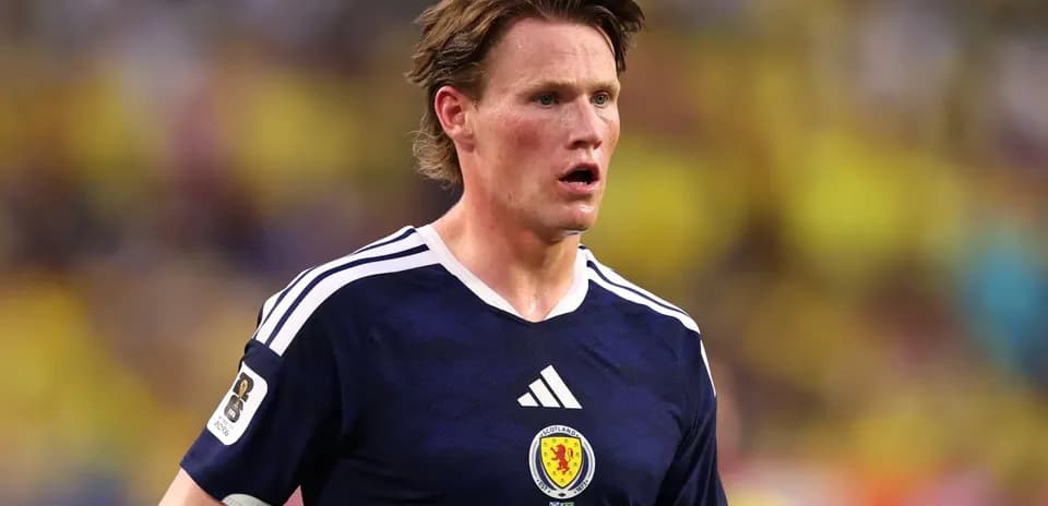 Scotland player during match with focused expression